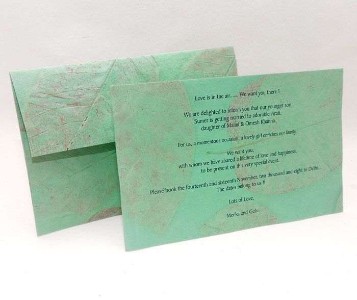Indipaper - Wedding invitation sample (Wedding invitation sample)